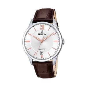 Reloj F20426/4 Festina Blanco N&aacute;car Hombre Acero Cl&aacute;sico
